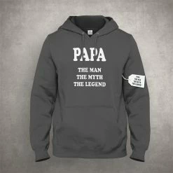 Bewild Papa - The Man, The Myth, The Legend Fathers Day Adult Hoodie Positive Reinforcement