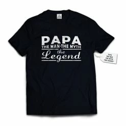 Bewild Papa - The Man, The Myth, The Legend® Fathers Day Mens T-shirt #1741