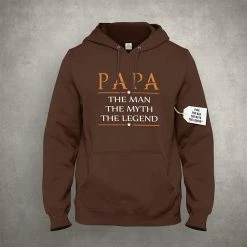 Positive Reinforcement Papa The Man The Myth The Legend® Mens Bewild Hoodie