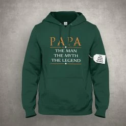 Positive Reinforcement Papa The Man The Myth The Legend® Mens Bewild Hoodie