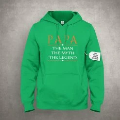 Positive Reinforcement Papa The Man The Myth The Legend® Mens Bewild Hoodie