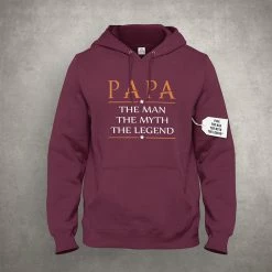 Positive Reinforcement Papa The Man The Myth The Legend® Mens Bewild Hoodie