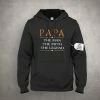 Positive Reinforcement Papa The Man The Myth The Legend® Mens Bewild Hoodie