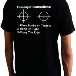Bewild Passenger Instructions Mens T-Shirt (Back Print)