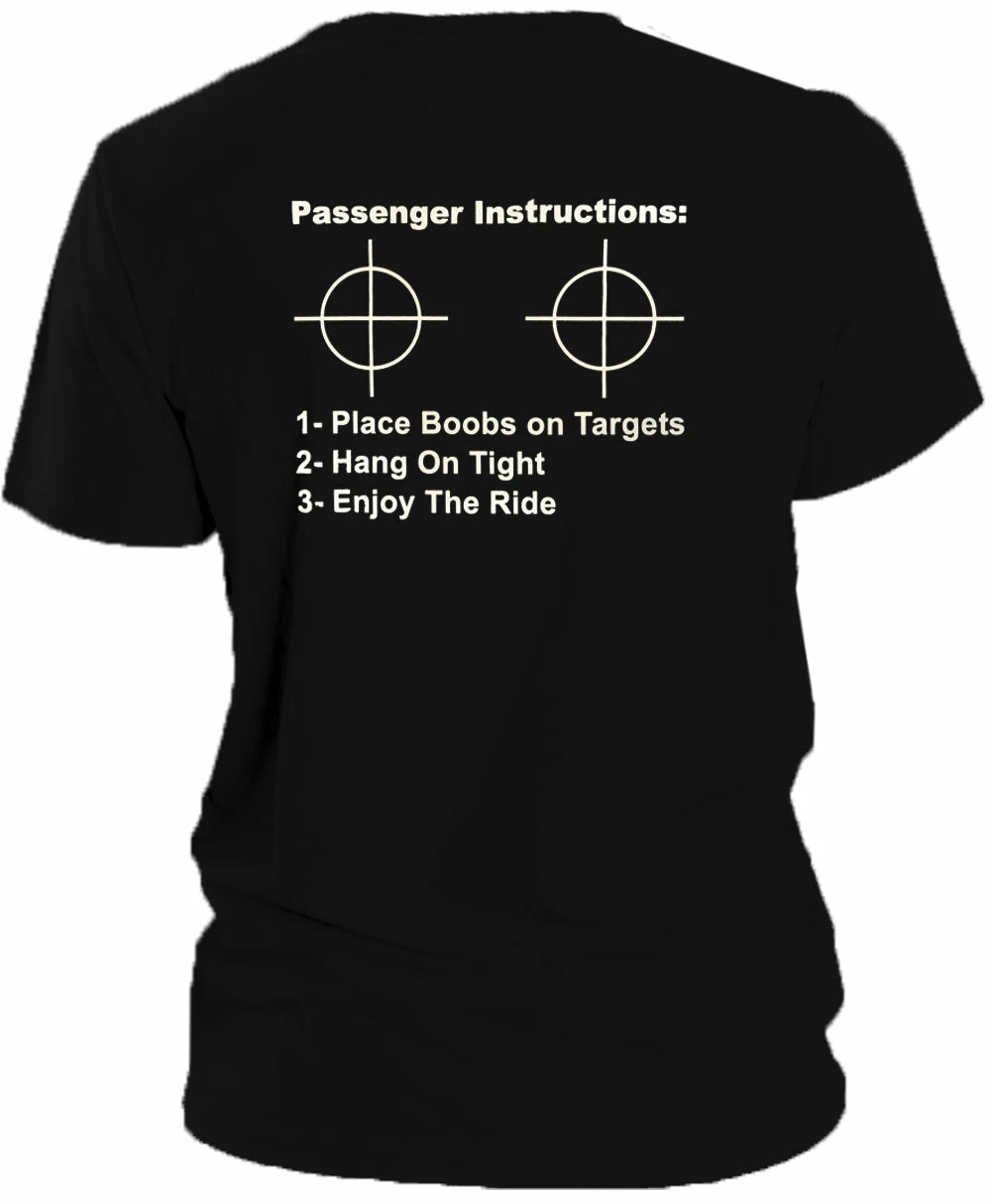 Bewild Passenger Instructions Mens T-Shirt (Back Print) 5 Bewild Passenger Instructions Mens T-Shirt (Back Print)