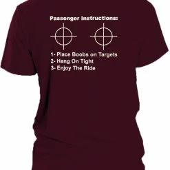 Bewild Passenger Instructions Mens T-Shirt (Back Print) 16 Bewild Passenger Instructions Mens T-Shirt (Back Print)
