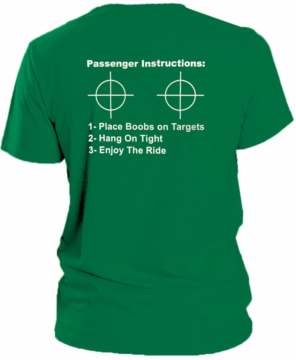 Bewild Passenger Instructions Mens T-Shirt (Back Print) 8 Bewild Passenger Instructions Mens T-Shirt (Back Print)