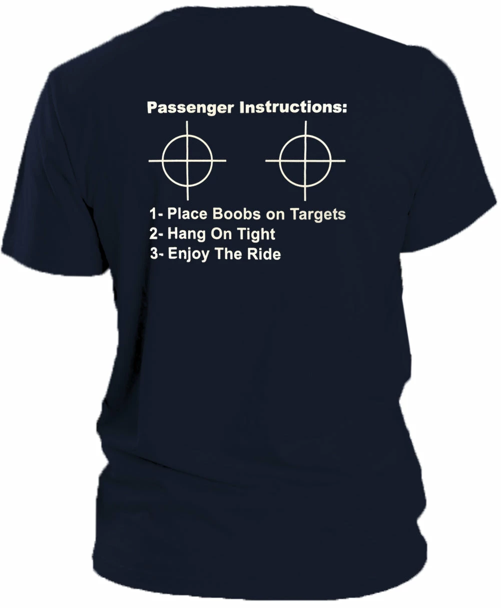 Bewild Passenger Instructions Mens T-Shirt (Back Print) 9 Bewild Passenger Instructions Mens T-Shirt (Back Print)