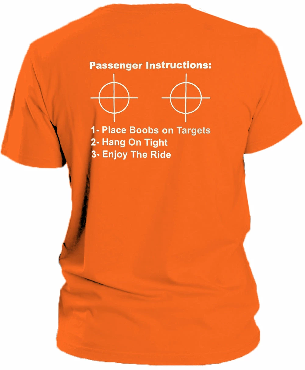 Bewild Passenger Instructions Mens T-Shirt (Back Print) 10 Bewild Passenger Instructions Mens T-Shirt (Back Print)