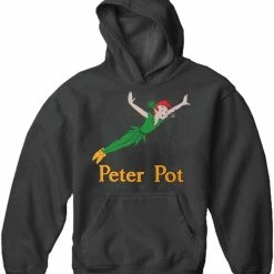 Bewild Cool Funny & Offensive Peter Pot Funny Adult Hoodie