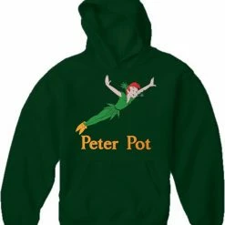 Bewild Cool Funny & Offensive Peter Pot Funny Adult Hoodie