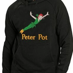 Bewild Cool Funny & Offensive Peter Pot Funny Adult Hoodie
