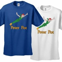 Bewild Cool Funny & Offensive Peter Pot Funny Men's T-Shirt