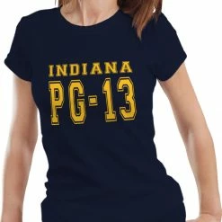 Bewild PG-13 George Indiana Girl's T-Shirt (Navy Blue) Sport Inspiration
