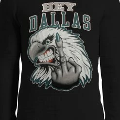 Bewild Sport Inspiration Philadelphia Fan - Hey Dallas Thermal Long Sleeve Shirt