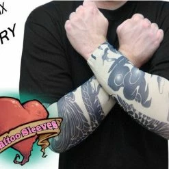 Bewild Tattoo Sleeves - Phoenix Of Fury Temporary Tattoo Sleeves (Pair)