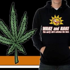 Bewild Pothead & Stoner Sweatshirts - Wake & Bake Hoodie