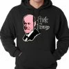 Bewild Cool Funny & Offensive Pink Freud Hoodie :: Sigmund Freud Adult Hoodie