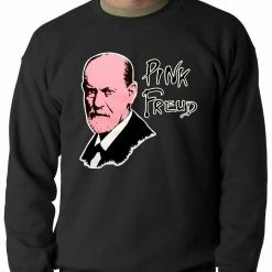Bewild Cool Funny & Offensive Pink Freud T-Shirt :: Sigmund Freud Adult Crewneck