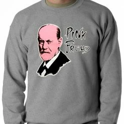 Bewild Cool Funny & Offensive Pink Freud T-Shirt :: Sigmund Freud Adult Crewneck