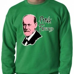 Bewild Cool Funny & Offensive Pink Freud T-Shirt :: Sigmund Freud Adult Crewneck