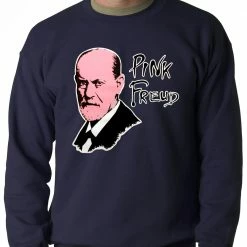 Bewild Cool Funny & Offensive Pink Freud T-Shirt :: Sigmund Freud Adult Crewneck