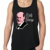 Bewild Cool Funny & Offensive Pink Freud T-Shirt :: Sigmund Freud Tank Top