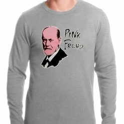 Bewild Cool Funny & Offensive Pink Freud T-Shirt :: Sigmund Freud Thermal Shirt