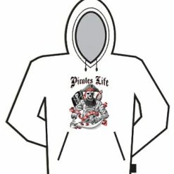 Bewild Biker Style Pirate Life Hoodie