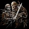 Bewild Cool Funny & Offensive Pirate Skeletons Sword Fight T-Shirt 1 Bewild Cool Funny & Offensive Pirate Skeletons Sword Fight T-Shirt