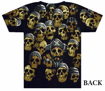 Bewild Pirate Skulls T-Shirt 4 Bewild Pirate Skulls T-Shirt