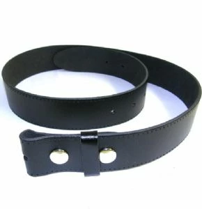 Bewild Plain Black Leather Belt For Use With Any Belt Buckle 5 Bewild Plain Black Leather Belt For Use With Any Belt Buckle