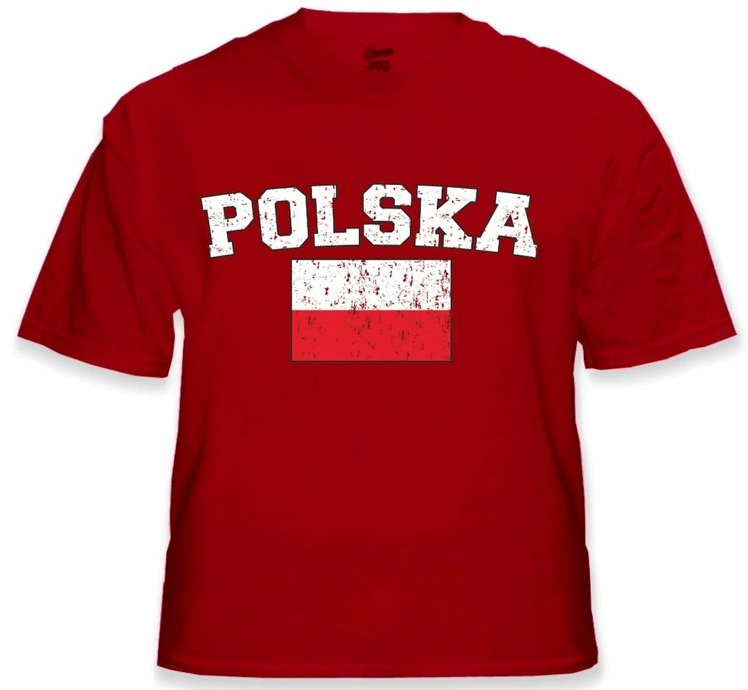 Bewild Poland "Polska" Vintage Flag International Mens T-Shirt 5 Bewild Poland "Polska" Vintage Flag International Mens T-Shirt