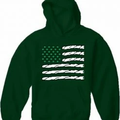 Bewild Cool Funny & Offensive Pot American Flag Adult Hoodie
