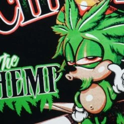 Bewild Pot Head Gamer Sweatshirts - Chronic The Hemp Hog Hoodie Cool Funny & Offensive
