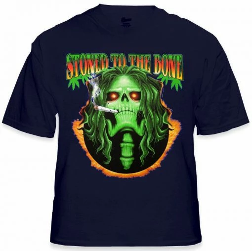 Bewild Pot Head & Stoner Tees - Stoned To The Bone T-Shirt Cool Funny & Offensive 19 Bewild Pot Head & Stoner Tees - Stoned To The Bone T-Shirt Cool Funny & Offensive