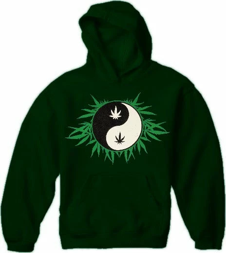 Bewild Cool Funny & Offensive Pothead & Stoner Sweatshirts - 420 Pot Leaf Yin Yang Hoodie 4 Bewild Cool Funny & Offensive Pothead & Stoner Sweatshirts - 420 Pot Leaf Yin Yang Hoodie