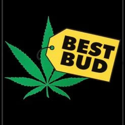 Bewild Pothead & Stoner Sweatshirts - Best Bud Hoodie Cool Funny & Offensive