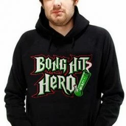 Bewild Pothead & Stoner Sweatshirts - Bong Hit Hero Hoodie