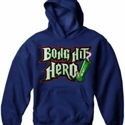 Bewild Pothead & Stoner Sweatshirts - Bong Hit Hero Hoodie
