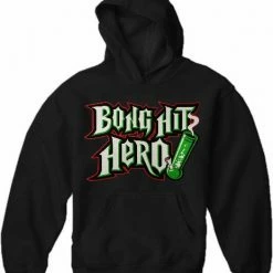Bewild Pothead & Stoner Sweatshirts - Bong Hit Hero Hoodie