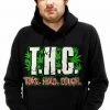 Bewild Pothead & Stoner Sweatshirts - THC Toke Hold Cough Hoodie