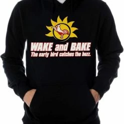 Bewild Pothead & Stoner Sweatshirts - Wake & Bake Hoodie