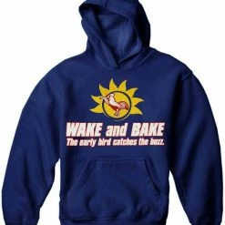 Bewild Pothead & Stoner Sweatshirts - Wake & Bake Hoodie