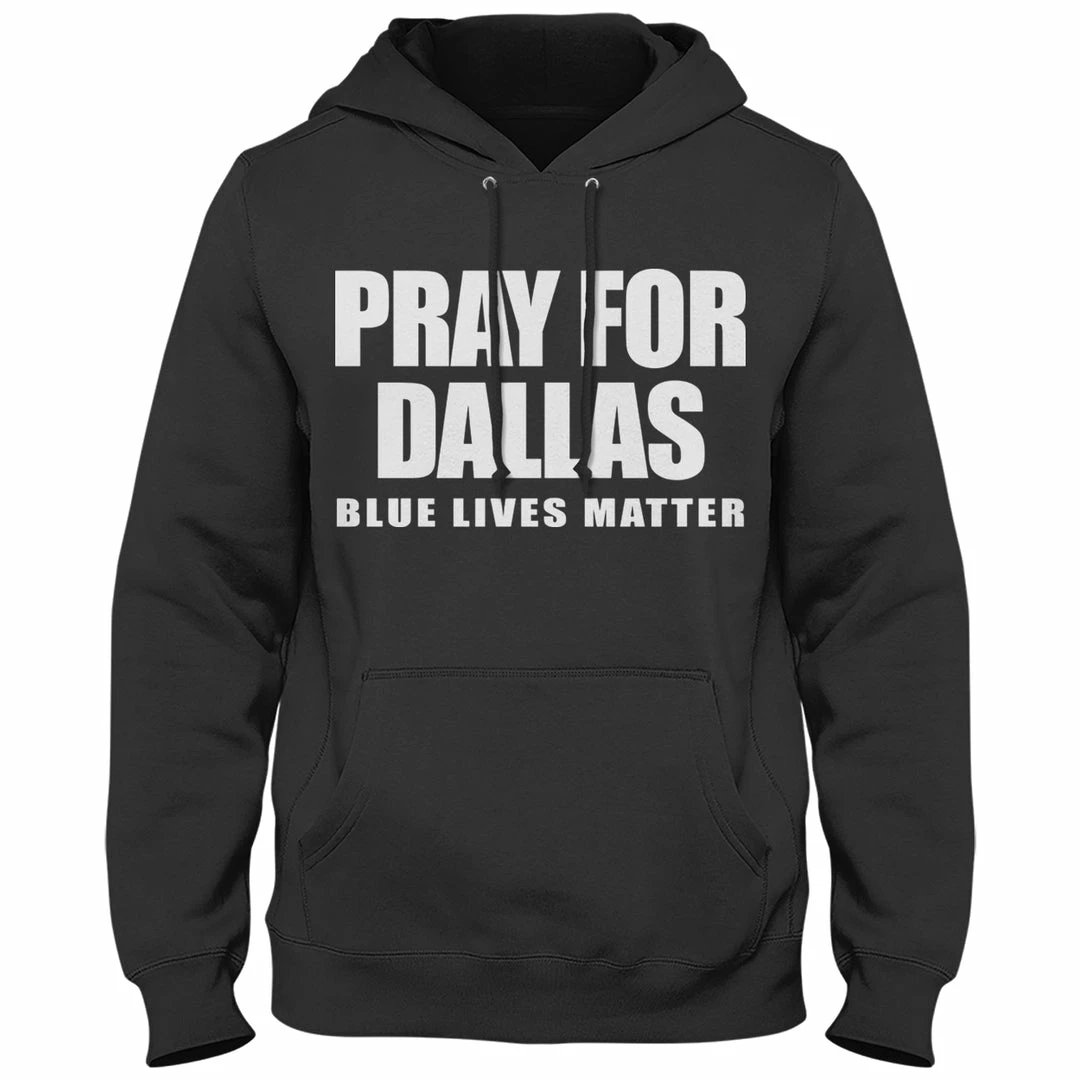 Bewild Say It Loud Pray For Dallas - Blue Lives Matter Adult Hoodie 3 Bewild Say It Loud Pray For Dallas - Blue Lives Matter Adult Hoodie