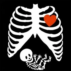 Bewild Halloween Prints Pregnant Skeleton Men's T-Shirt 20 Bewild Halloween Prints Pregnant Skeleton Men's T-Shirt