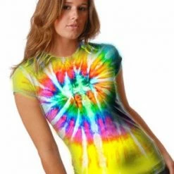 Bewild Premium Hand Made Tie Dye T-Shirts - Citrus Tie Dye T-Shirt Tie Dye Tops