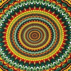 Bewild Tapestries Psychedelic Pot Leaf Wall Tapestry And Bed Spread