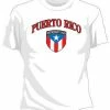 Bewild Nationality & Ethnic Puerto Rican Numero Uno Girls T-Shirt