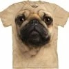 Bewild The Mountain Apparel Pug Big Face Men's T-Shirt